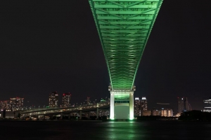 桥 夜城 东京 日本 4k壁纸 3840x2160