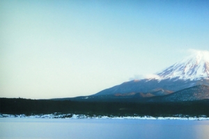 雪山富士山山峰海报背景