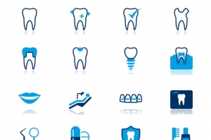 创意牙科图标