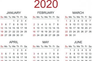 2020年日历 日历 2020