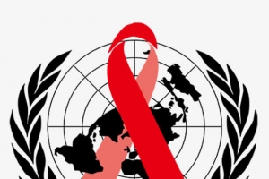预防艾滋病徽标