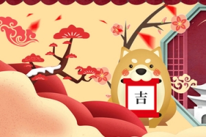 春节喜庆红色过年狂欢背景banner