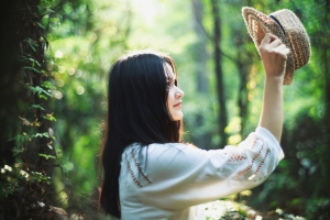 唯美女孩摄影照片