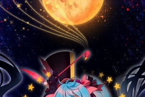 初音未来 星星 4k手机壁纸2160x3840