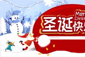 圣诞节促销雪花海报banner