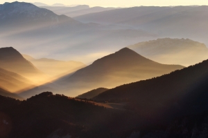 山峰,山脉风景4K壁纸