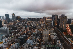 城市 鸟瞰图 建筑物 大都市 东京 日本 4k壁纸 3840x2160