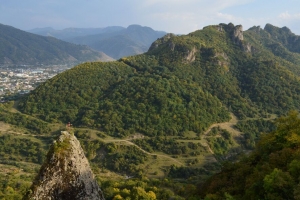 岩石 峰值 山谷 丘陵 景色 自然 4k壁纸 3840x2160