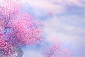 中国风手绘场景古风水墨banner