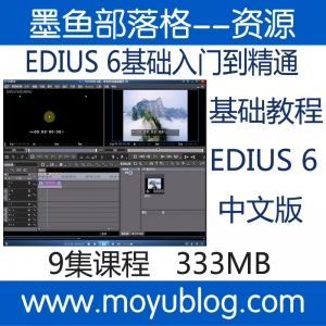 EDIUS 6从入门到精通视频教程 中文版 图1
