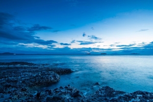 大海 海岸 黄昏 风景 自然 4k壁纸 3840x2160