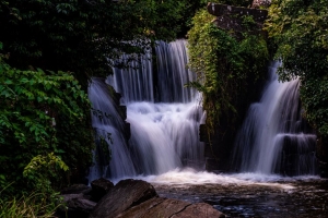 瀑布 水 瀑布 树木 自然 风景 4k壁纸 3840x2160