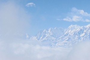 冰封雪山背景