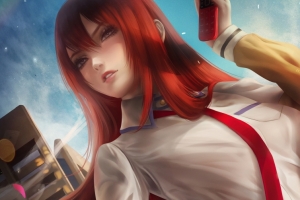 牧濑红莉栖Kurisu Makise 3440x1440带鱼屏壁纸