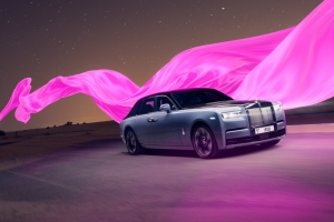 劳斯莱斯 Phantom VIII Pink Aesthetic 8k汽车壁纸 7680x4320