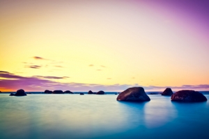 海洋日落风景