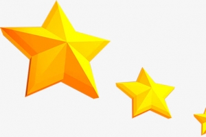 五角星造型摄影图