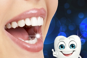 牙齿美容整形牙科广告海报背景素材