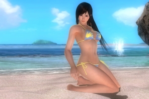 Kokoro's Tropical Paradise Screenshot 2 (PC)海滩3D游戏美女4K壁纸