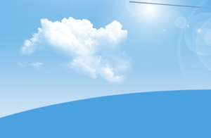 蓝色清洁衣物白云背景banner