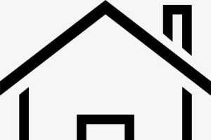 房屋建筑的轮廓图标