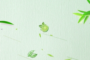 绿色清新手工皂海报背景素材