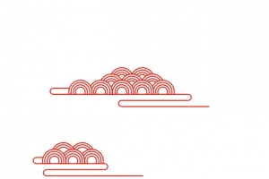 祥云红色祥云复古祥云装饰图案