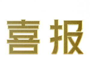 喜报艺术字体（金属）