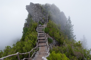 山,雾,楼梯,台阶,高峰风景图片