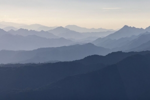 山脉 山峰 丘陵 雾 自然 风景 4k壁纸 3840x2160