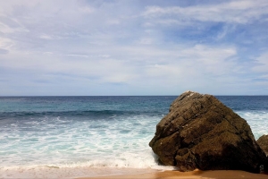 海滩 大海 岩石 风景 自然 4k壁纸 3840x2160