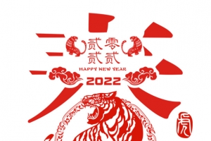 2022虎年剪纸过年春节