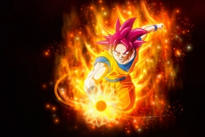 Super Saiyan God 4k壁纸