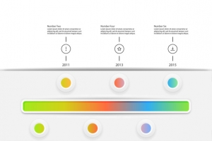 丰富多彩的时间轴图表图片下载