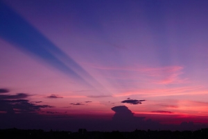 日落 天际线 天空 云 日本 4k壁纸 3840x2160