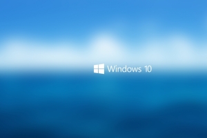 蓝色天空 水 Windows10 4K壁纸