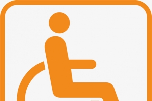 残疾人风景景区标志