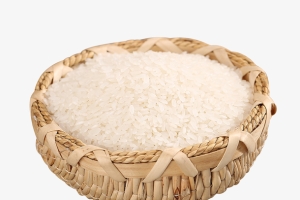 实物农产品白色大米香米PNG高清