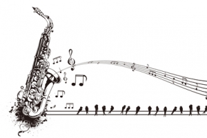 音乐萨克斯五线谱