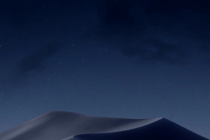 苹果MacOS Mojave 夜晚沙漠风景2k手机壁纸1440x2560