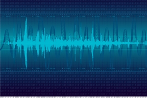 数字式声音声波矢量素材