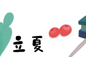 立夏西瓜水果勺子树叶