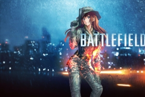 battlefield4动漫美少女4K壁纸