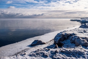 海岸 海 雪 冰 自然 风景 4k壁纸 3840x2160