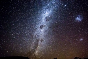 银河 天空 星星 夜晚 深色 4k壁纸 3840x2160