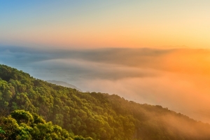 日出与云海风景3440x1440带鱼屏壁纸