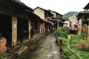 雨后村落