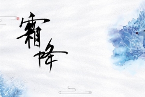 霜降唯美手绘banner