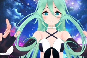 星系 Miku初音未来4k动漫壁纸