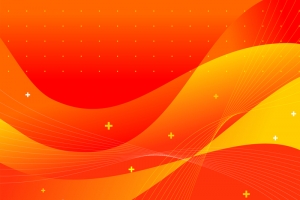 彩色潮流橙色抽象动感背景矢量素材